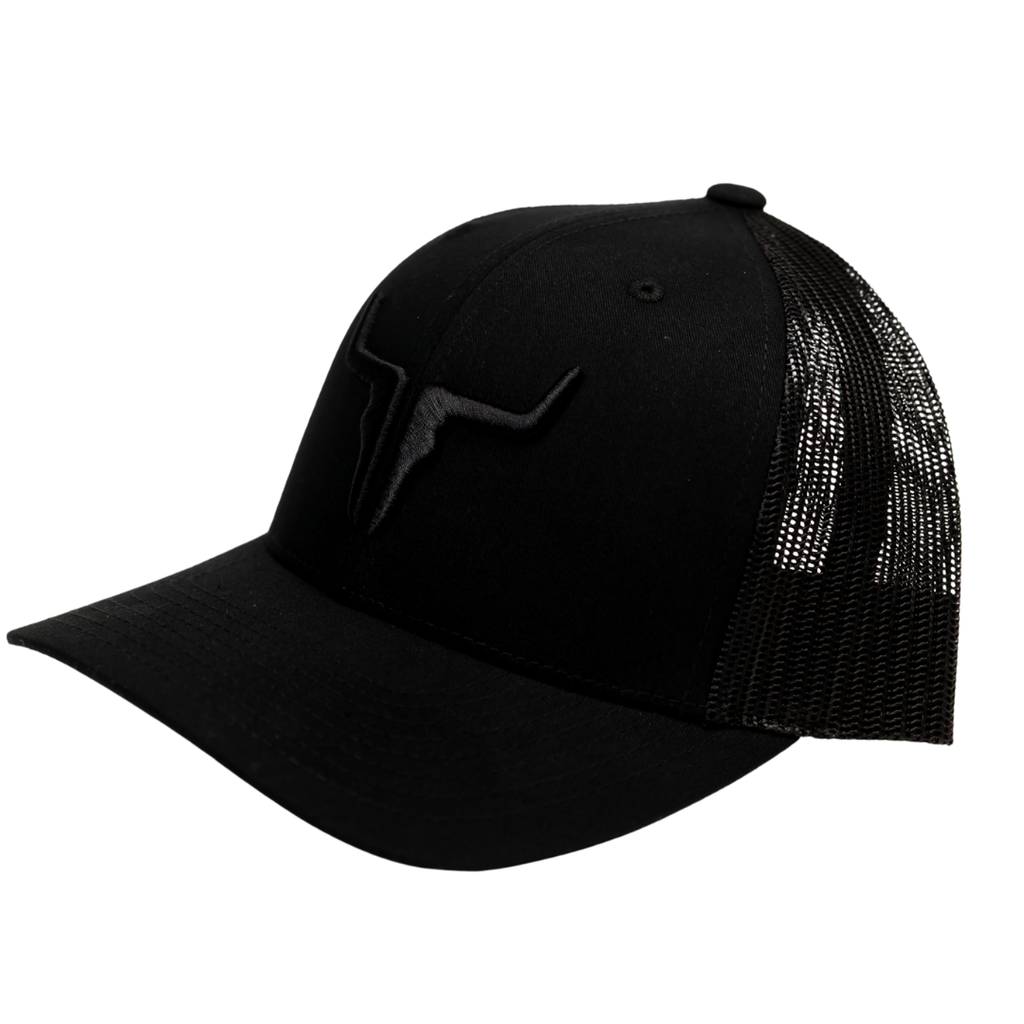 Leo's Black/Black Trucker Hat